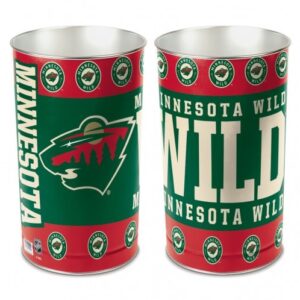 Minnesota Wild Wastebasket 15 Inch – Special Order