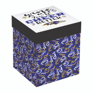Baltimore Ravens Glass 17oz Wine Stemless Boxed