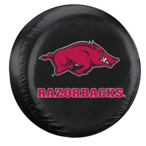 Arkansas Razorbacks Tire Cover Large Size Black CO