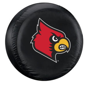 Louisville Cardinals Tire Cover Standard Size Black CO