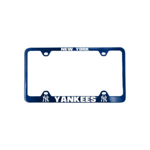 New York Yankees License Plate Frame Laser Cut Blue