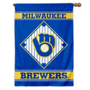 Milwaukee Brewers Flag 28×40 House 1-Sided CO