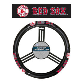 Boston Red Sox Steering Wheel Cover Massage Grip Style CO