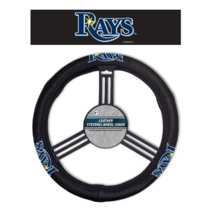 Tampa Bay Rays Steering Wheel Cover Leather CO