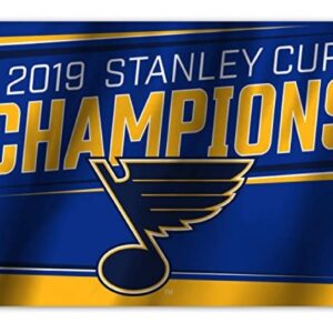 St. Louis Blues Flag 3×5 Banner 2019 Stanley Cup Champs CO