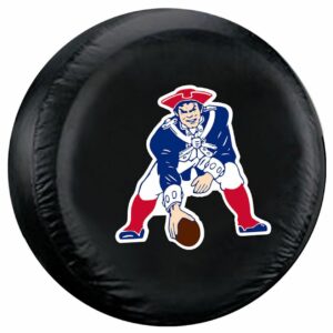New England Patriots Black Throwback Design Tire Cover Large Size CO
