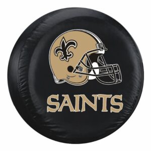 New Orleans Saints Tire Cover Standard Size Black CO