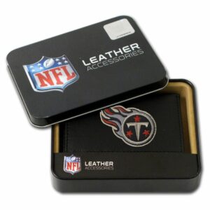 Tennessee Titans Wallet Trifold Leather Embroidered