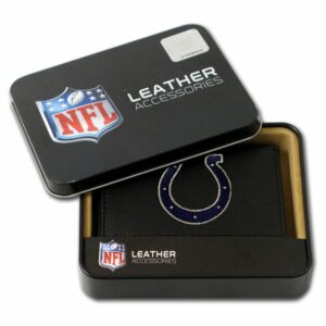Indianapolis Colts Wallet Trifold Leather Embroidered