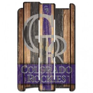 Colorado Rockies Sign 11×17 Wood Fence Style – Special Order
