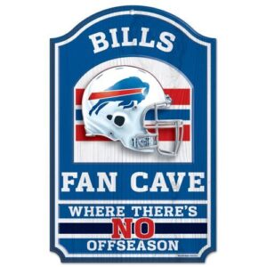 Buffalo Bills Wood Sign – 11″x17″ Fan Cave Design