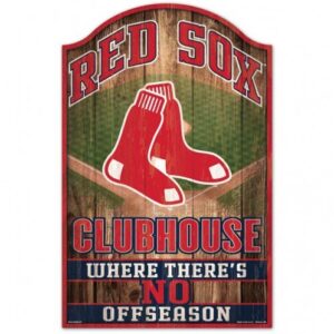Boston Red Sox Sign 11×17 Wood Fan Cave Design