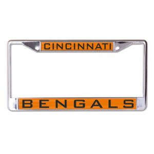 Cincinnati Bengals License Plate Frame – Inlaid – Special Order