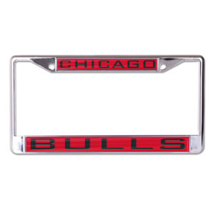 Chicago Bulls License Plate Frame – Inlaid – Special Order