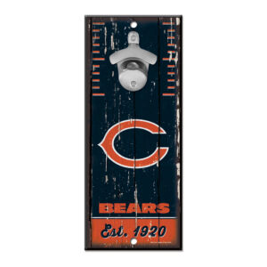 Chicago Bears Sign Wood 5×11 Bottle Opener