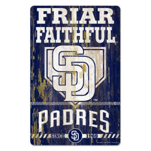 San Diego Padres Sign 11×17 Wood Slogan Design – Special Order