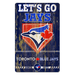 Toronto Blue Jays Sign 11×17 Wood Slogan Design – Special Order