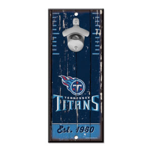 Tennessee Titans Sign Wood 5×11 Bottle Opener