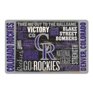 Colorado Rockies Sign 11×17 Wood Wordage Design