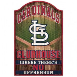 St. Louis Cardinals Sign 11×17 Wood Fan Cave Design
