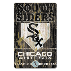 Chicago White Sox Sign 11×17 Wood Slogan Design