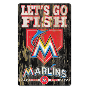 Florida Marlins Wood Sign – Country – Special Order