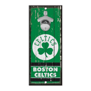 Boston Celtics Sign Wood 5×11 Bottle Opener – Special Order