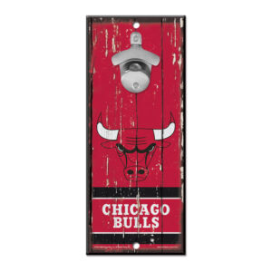 Chicago Bulls Sign Wood 5×11 Bottle Opener – Special Order