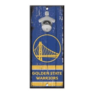 Golden State Warriors Sign Wood 5×11 Bottle Opener