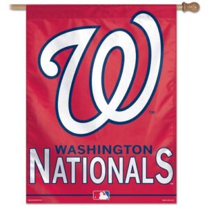 Washington Nationals Banner 28×40 Vertical Alternate Design