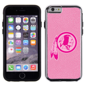 Washington Redskins Phone Case Pink Football Pebble Grain Feel iPhone 6 CO