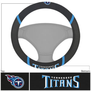 Tennessee Titans Steering Wheel Cover Mesh/Stitched