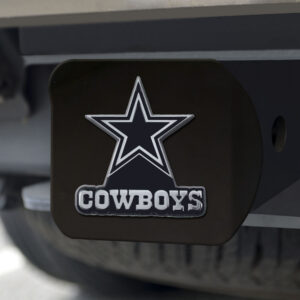Dallas Cowboys Hitch Cover Chrome Emblem on Black – Special Order