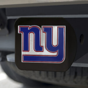 New York Giants Hitch Cover Color Emblem on Black