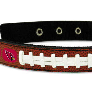 Arizona Cardinals Pet Collar Leather Classic Football Size Large CO