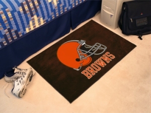 Cleveland Browns Rug – Starter Style, Helmet Design – Special Order