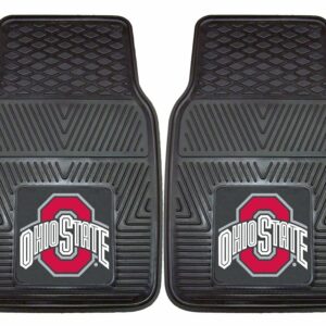 Ohio State Buckeyes Heavy Duty 2-Piece Vinyl Car Mats