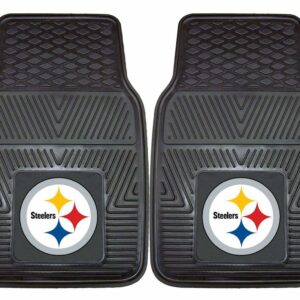 Pittsburgh Steelers Car Mats Heavy Duty 2 Piece Vinyl