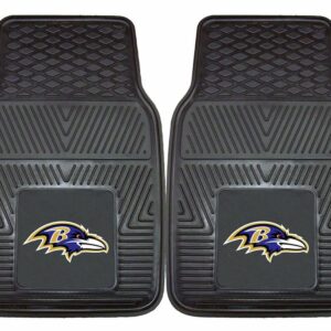 Baltimore Ravens Car Mats Heavy Duty 2 Piece Vinyl