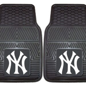 New York Yankees Heavy Duty 2-Piece Vinyl Car Mats