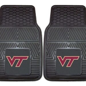 Virginia Tech Hokies Heavy Duty 2-Piece Vinyl Car Mats – Special Order