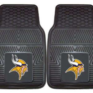 Minnesota Vikings Car Mats Heavy Duty 2 Piece Vinyl