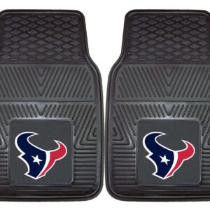 Houston Texans Car Mats Heavy Duty 2 Piece Vinyl