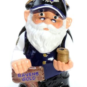 Baltimore Ravens Garden Gnome – Coin Bank