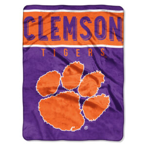 Clemson Tigers Blanket 60×80 Raschel Basic Design