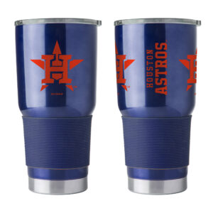 Houston Astros Travel Tumbler 20oz Ultra Silver