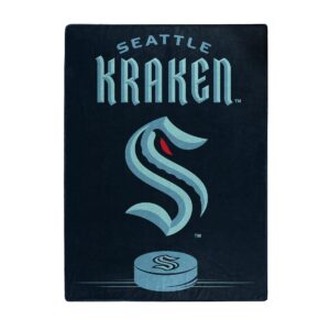 Seattle Kraken Blanket 60×80 Raschel Inspired Design
