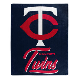 Minnesota Twins Blanket 50×60 Raschel Signature Design