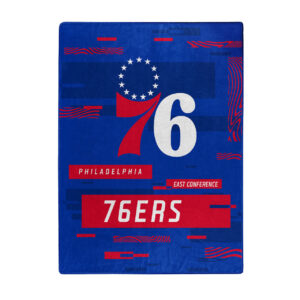 Philadelphia 76ers Blanket 60×80 Raschel Digitize Design