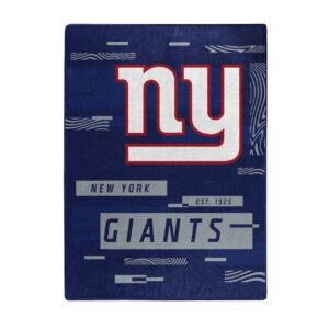 New York Giants Blanket 60×80 Raschel Digitize Design